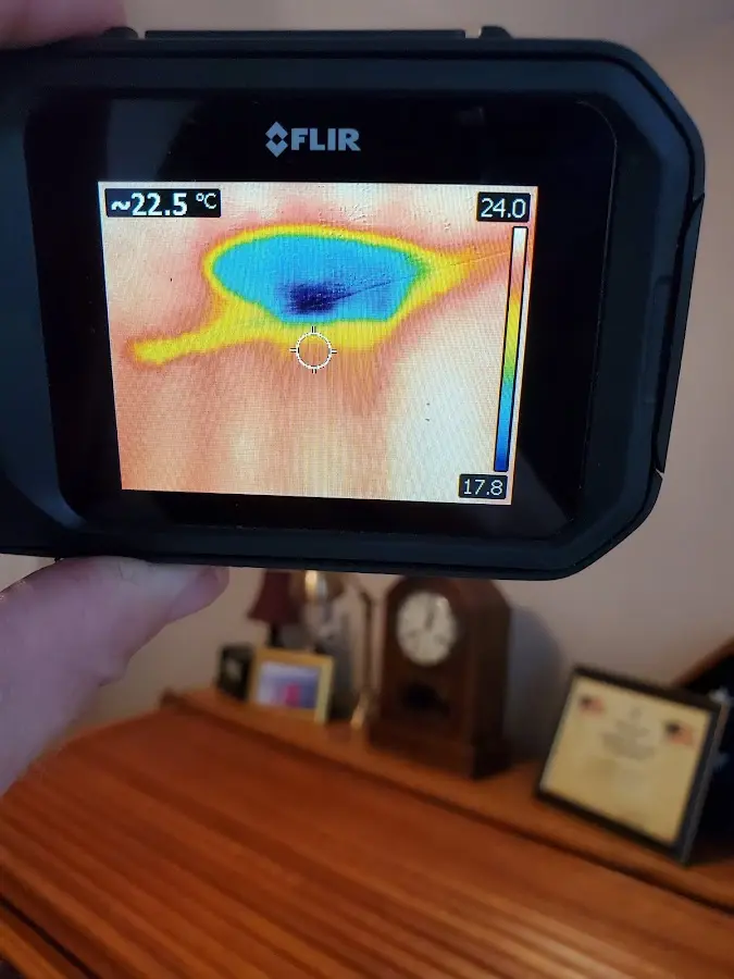 Thermal imaging inspection for water damage in Rensselaer
